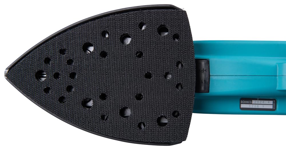 Makita BO006CGZ - Levigatrice a delta a batteria 40 V max. / 100 x 150 mm (senza caricatore e batterie)