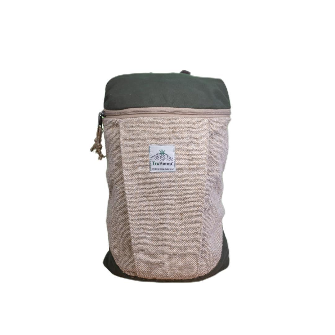 Handcrafted Trainer's Hemp Backpack with Pure Cotton Lining-image-16