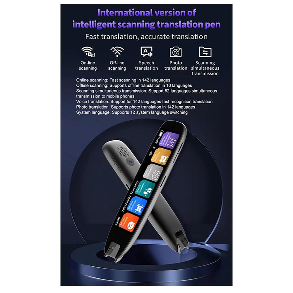 Traducteur Vocal Intelligent Stylo de Traduction WIFI pour Voyage