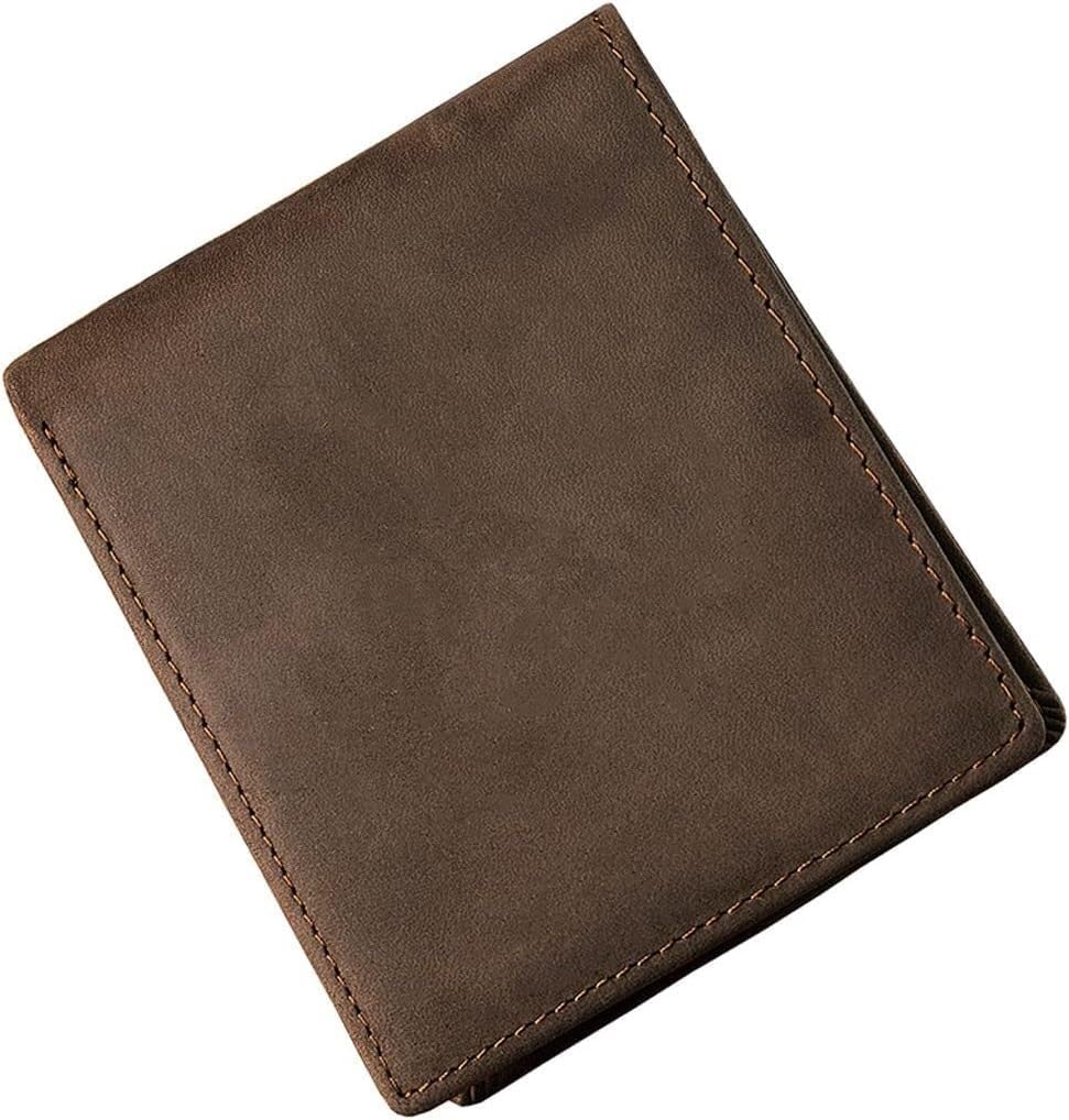 Men's Short Wallet Retro Money Clip Cross Style Multi Card Clip Utility Wallet Card Bag