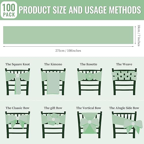 Vista 62 de 72 fundas universales para sillas de satén rojo, con lazos para silla, reutilizables, suministros para Navidad, bodas, recepciones, eventos