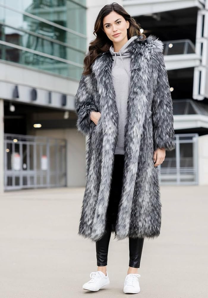 ジャケット・アウター rosemuse fullfy faux fur short coat gray RoseMuse fullfy faux fur short coat gray
