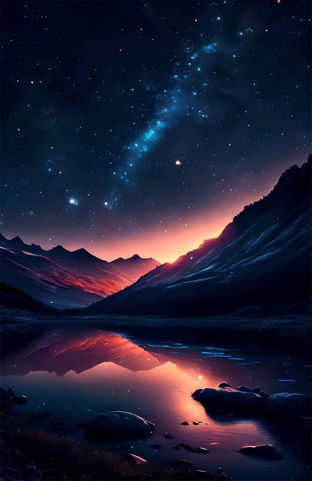 Puzzle 2000 Pezzi Montagne Cielo Stellato Puzzle Classici, Giochi Rilassamento e Intelligence, Puzzles Impossible, Idea Regalo Uomo e Donna