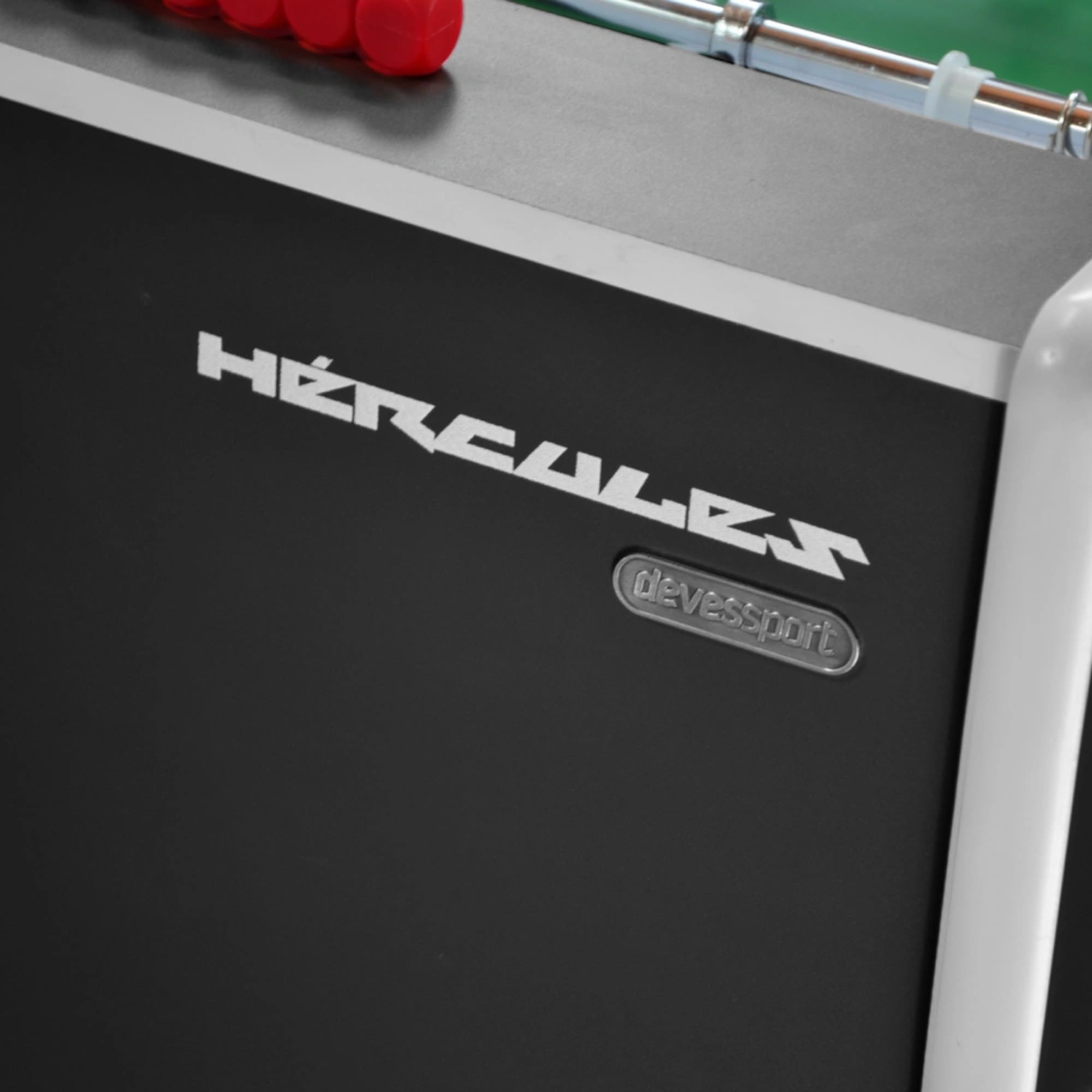 DEVESSPORT Futbolín Semi Profesional Hércules | Modelo de Alta Gama con Jugadores con Piernas Separadas de Metal para Bares y Salas de Juego