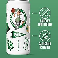 Vista 2 de Hydrapeak x NBA Botella de Agua Activa con Licencia Oficial de Boston Celtics de 20 oz con Tapa Chug y Asa, Reutilizable, Acero Inoxidable de Doble