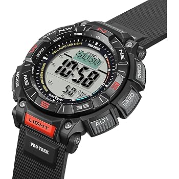Casio Mężczyźni Protrek Zegarek, Czarny, 52 mm : Amazon.pl: Moda