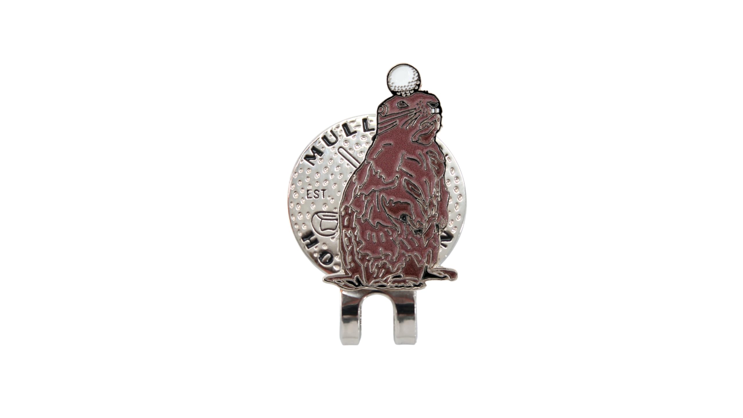 MULLIGAN HOOLIGAN GOPHER Golf Ball Marker + Magnetic Hat Clip, Funny and Unique Golf Gift, Premium Quality, The Perfect for Your Favorite Golfer, Golf Accessories for Any Occasions — image 1
