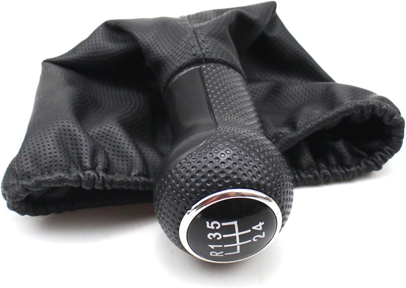 6X0711118F 5-Speed Gear Shift Knob Gaiter with Dust Cover Boot Replacement for VW Fit for Polo 1995-2002 Fit for Lupo 1999-2006 Shift knob