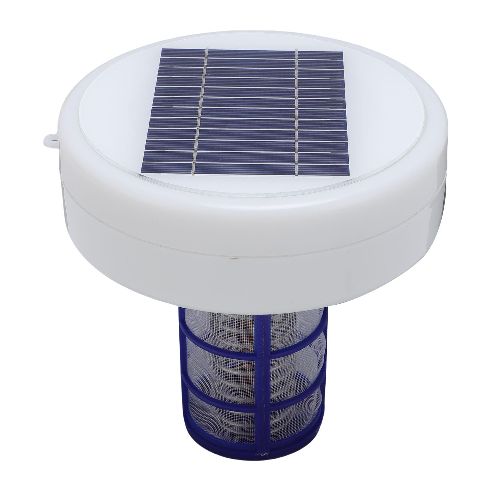 GLOGLOW Zasilany energią słoneczną Jonizator Basenowy Pływający środek do Czyszczenia Basenu z jonizacją Miedzi Automatyczne światło LED do Basenów Spa o Pojemności 35 000 Galonów