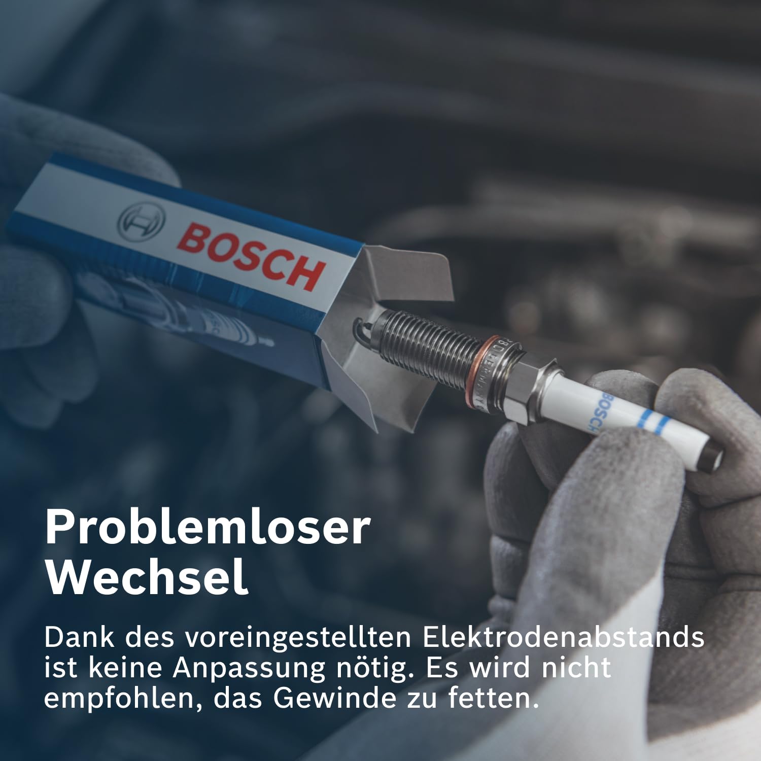 Bosch Super 4 0242232802 (N50), Zündkerzen 4er-Set - für ein Bosch Super 4 0242232802 (N50), Zündkerzen 4er-Set - für ein