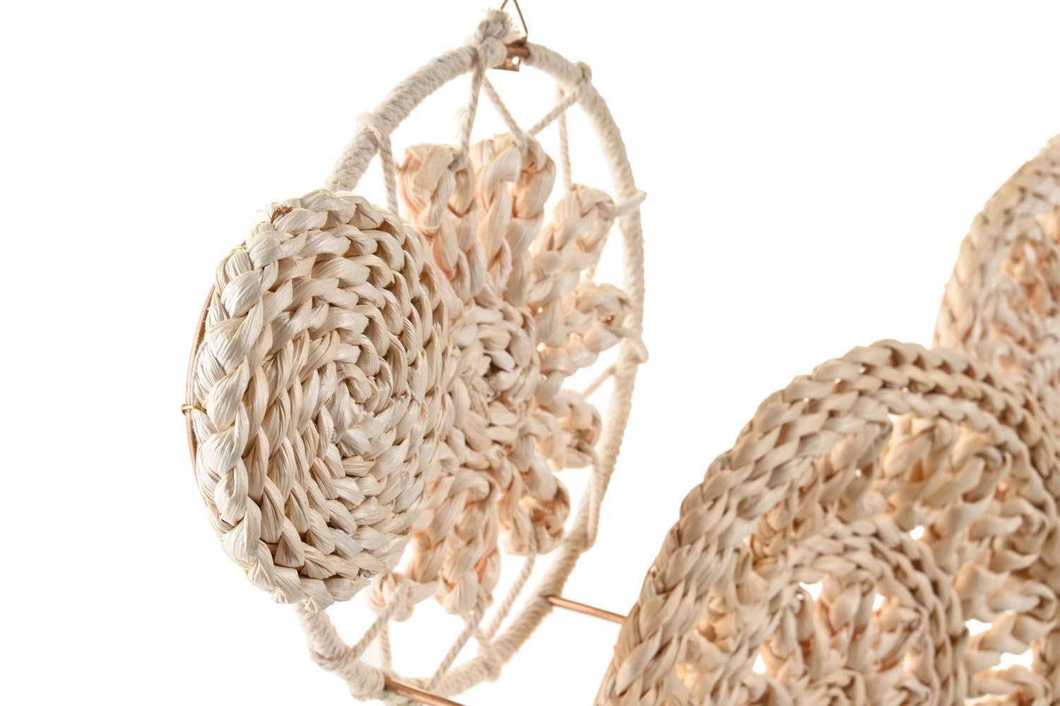 DECORACION PARED FIBRA MAIZ 79X7X41,5 NATURAL