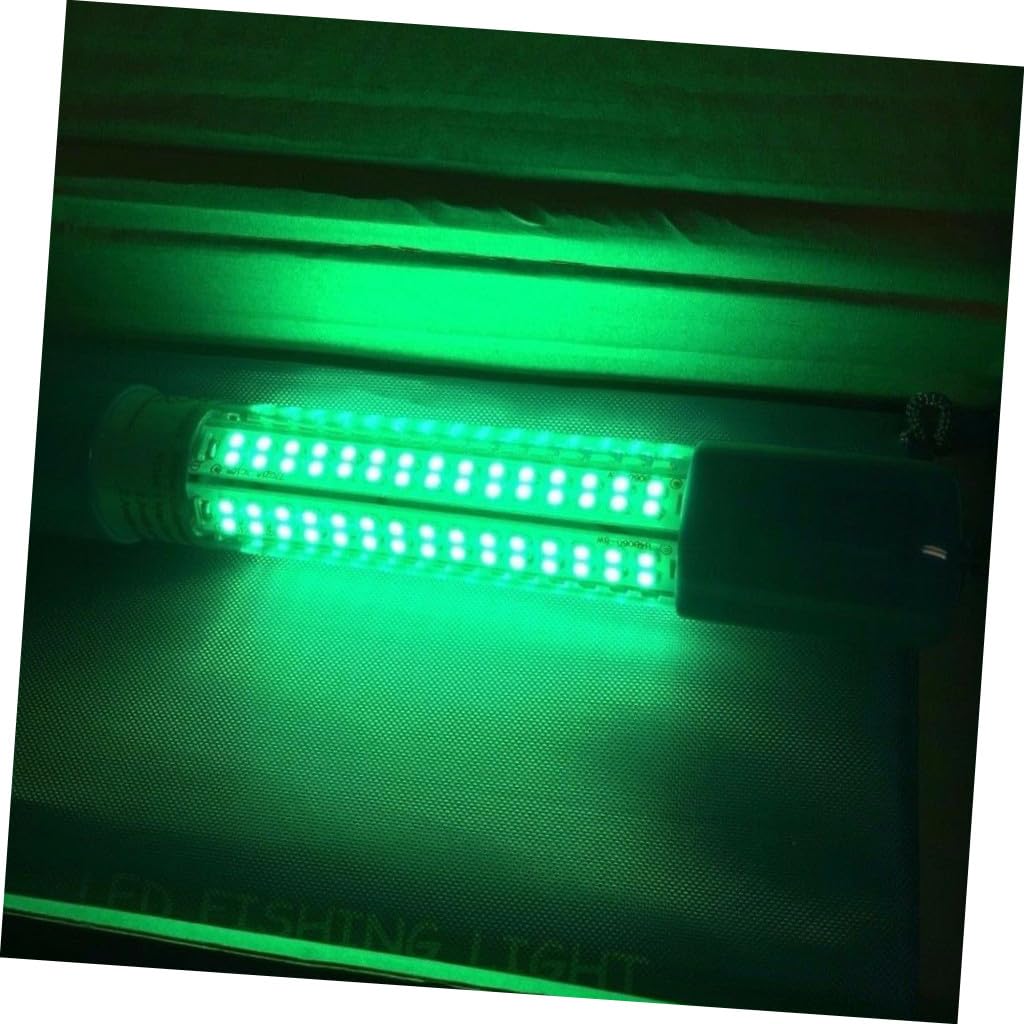 Lámpara de Pesca Subacuática 13w AC/DC 12-24v Verde Aluminio