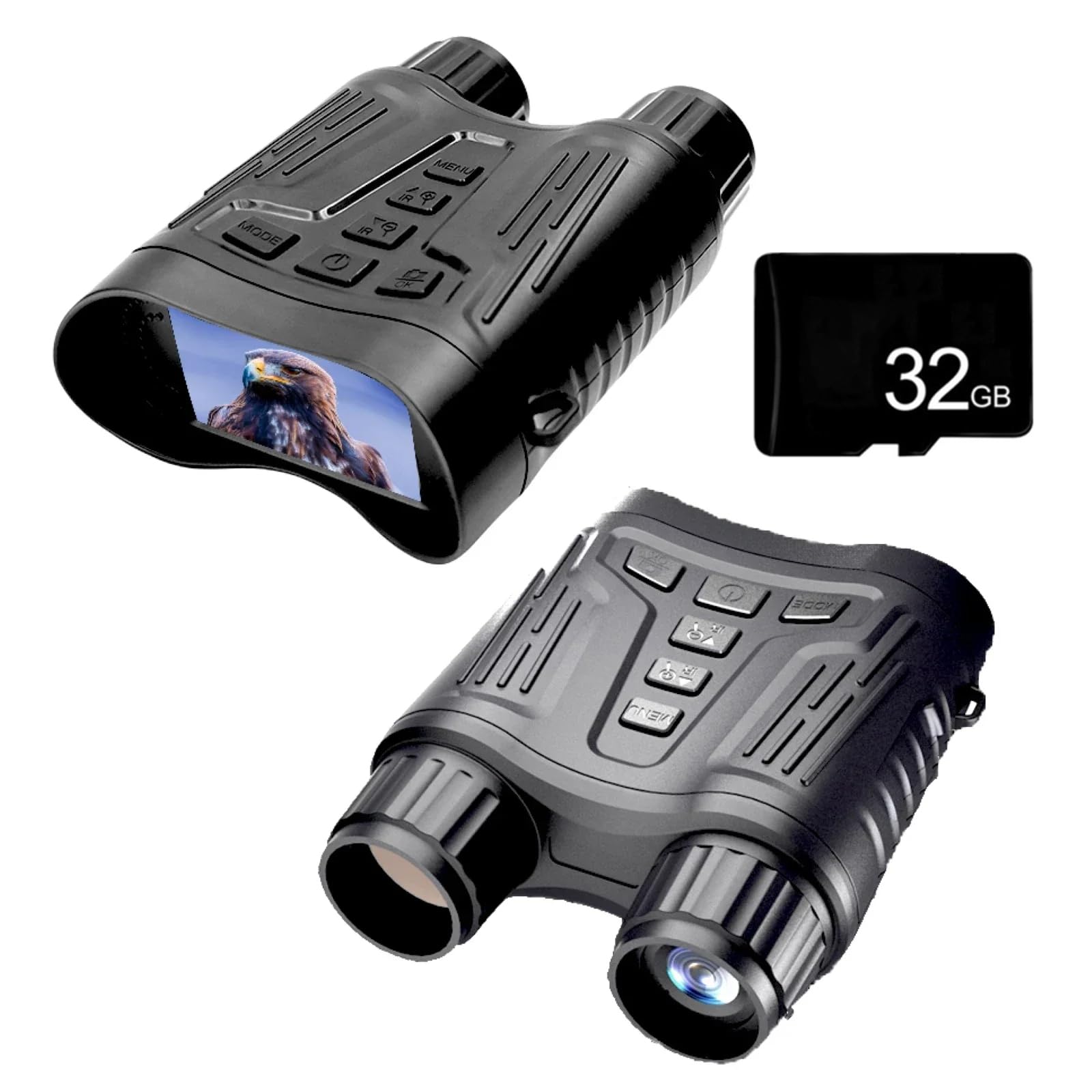 WGFXYBFY Infrared Digital Night Vision Scope,4 Color Effects Night Vision Binoculars,Can Be Used During The Day and at Night,8X Digital Zoom,NV2180 Night Vision Goggles