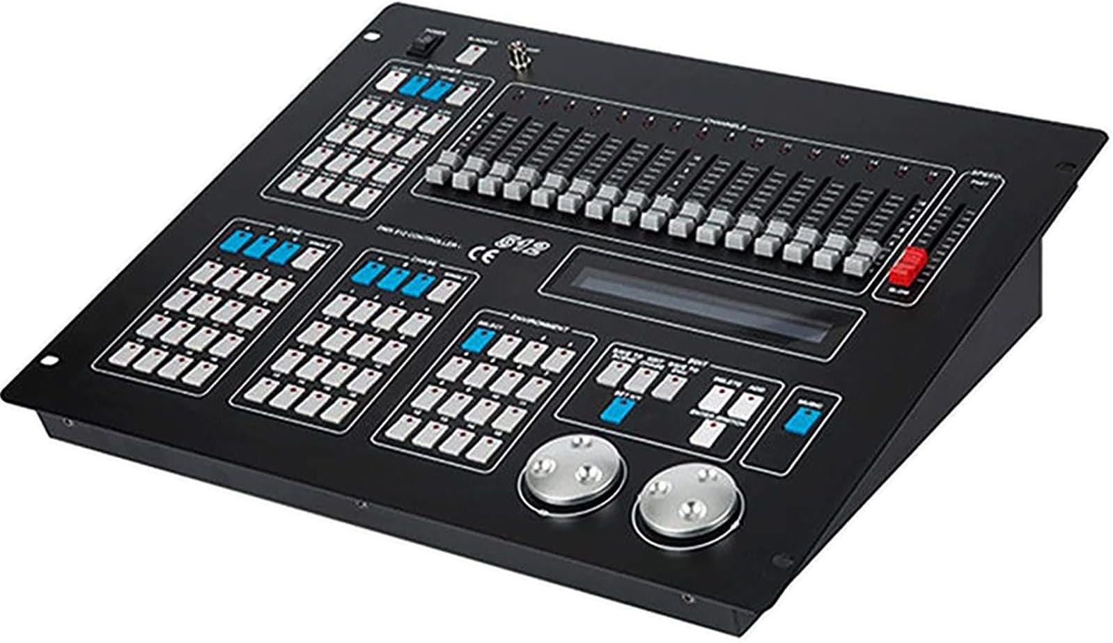DMX Controller, DMX 512 Console, Dj Disco Lighting Controller, Professional Stage Lighting Control Light Mixer, Stage Lighting Console Controller Panel for Party, KTV, Bar