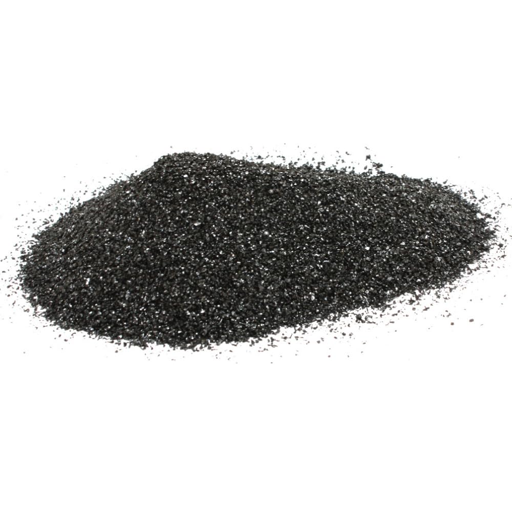Amtra Sabbia Nera Fine - Sabbia per acquario,fondale per acquario acqua dolce e marina, naturale, atossico, 0,3-0,9 MM - 5 KG
