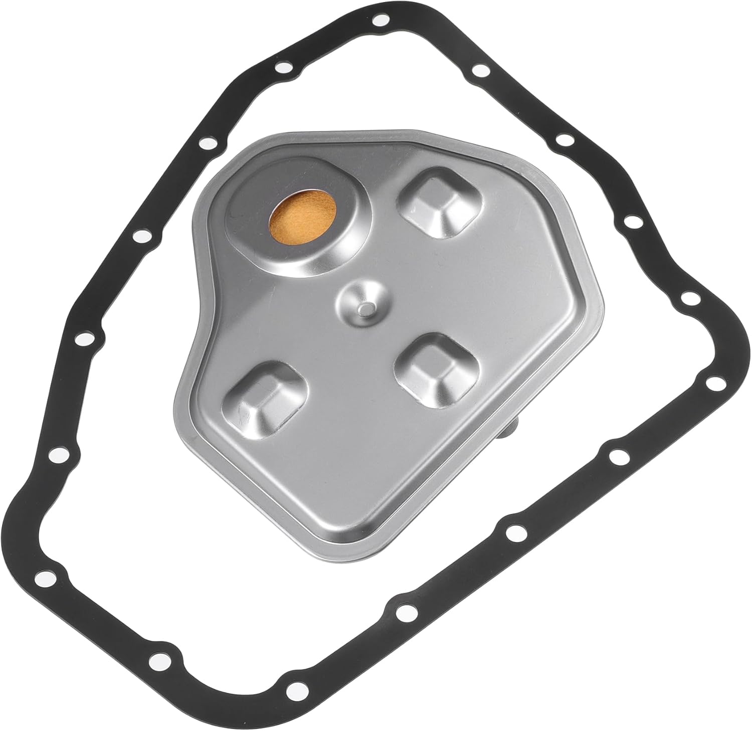 ACROPIX Automatic Transmission Filter Kit CVT Oil Cooler Filter Oil Pan Gasket Kit Fit for Chevrolet Spark 2013 2014 No.3530352020/25188304 - Pack of 2