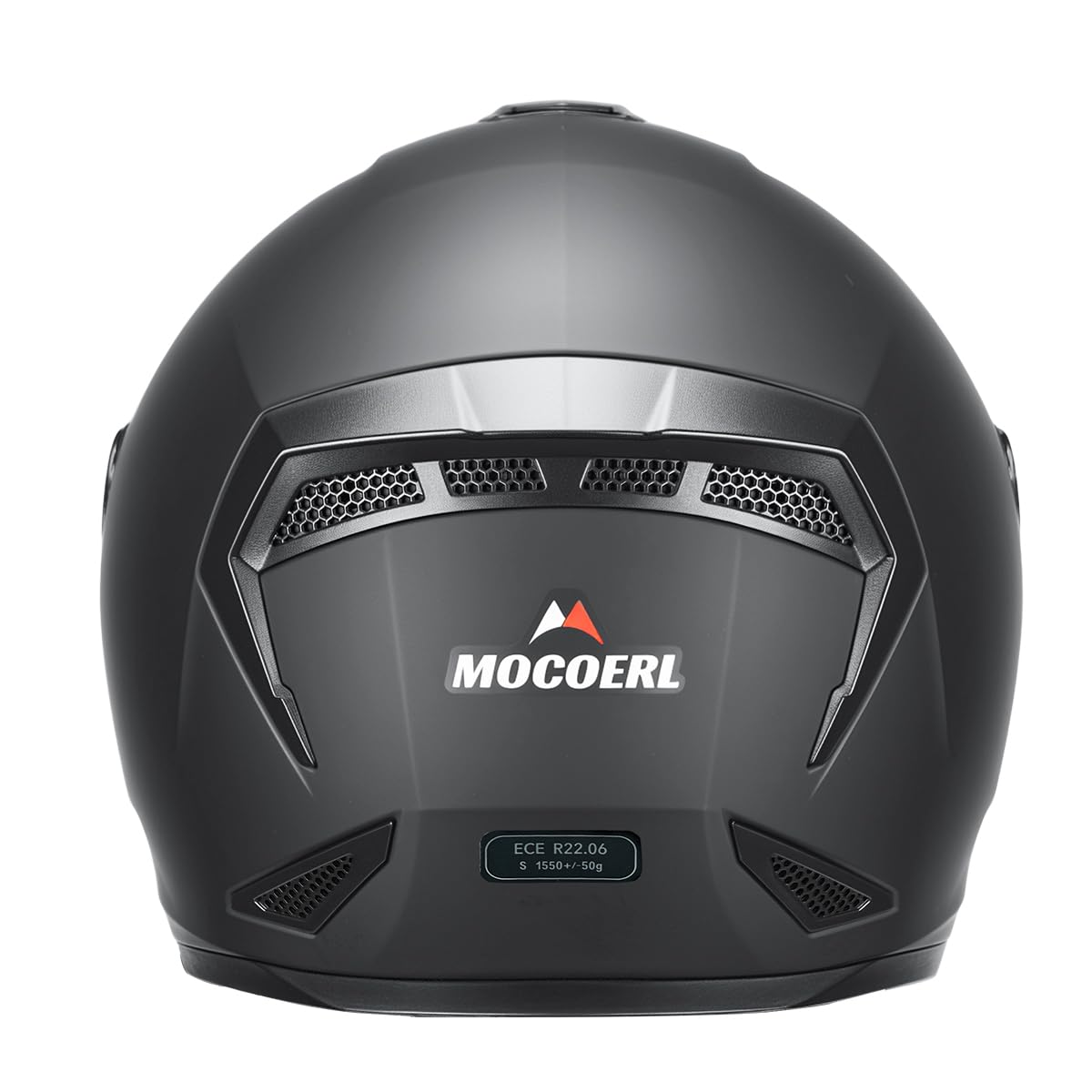 Casco Modular Moto Hombre | Casco Integral Moto | con mentonera Reforzada con Doble Visera | Casco de Moto para Mujer y Hombre | Certificado ECE 22.06 | Negro Mate