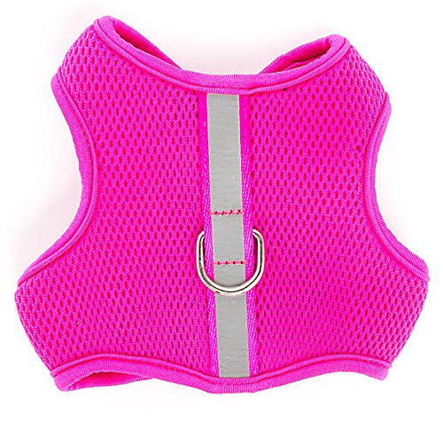 Top Paw Pink Reflective Vest Dog Harness~X-Small~