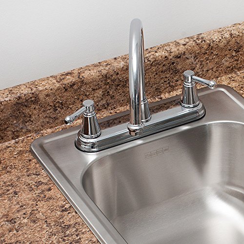 Kindred FSB1722BX 8" Deep Stainless Steel Single Bowl Topmount Bar