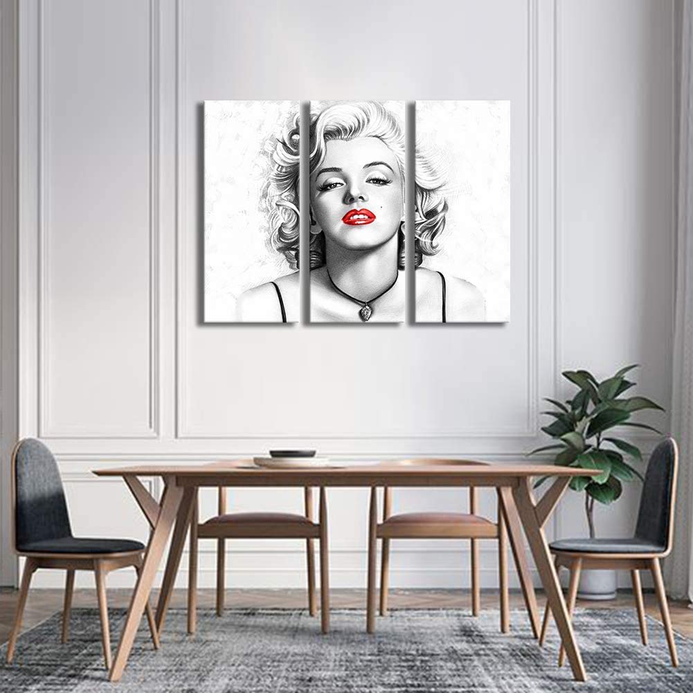 Amazon.co.jp: マリリン・モンロー 壁アート 現代キャンバスプリント