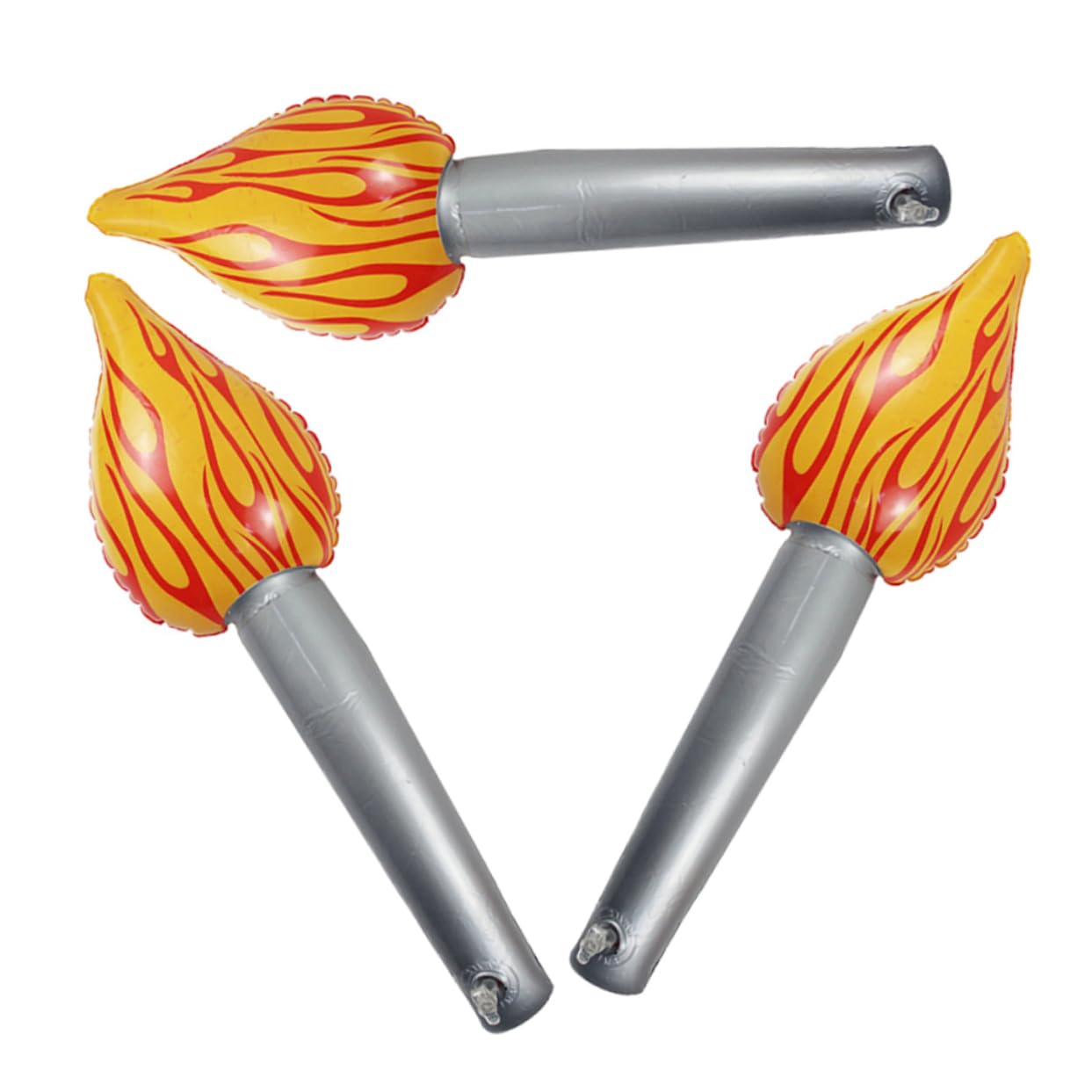 Anneome Realistic Fake Fire Inflatable Torch Balloon Halloween Party Supplies Kids Performance Props Sports Event Decorations