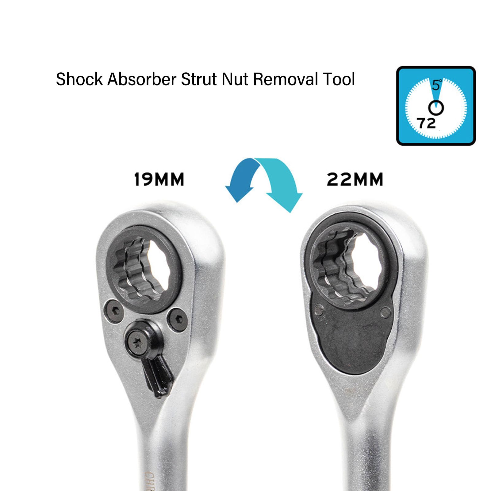 Douille Pour écrou De Jambe De Suspension - Lot De 5 Tailles, Pour Démontage Amortisseur Avant, Acier Haute Résistance