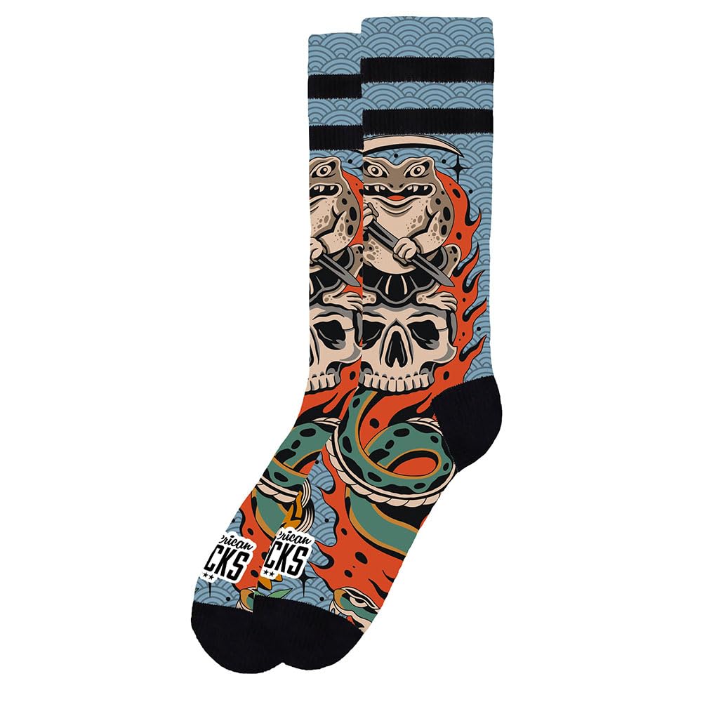 American Socks Men's Multicoloured Kaeru Crew Socks Eu 36-41