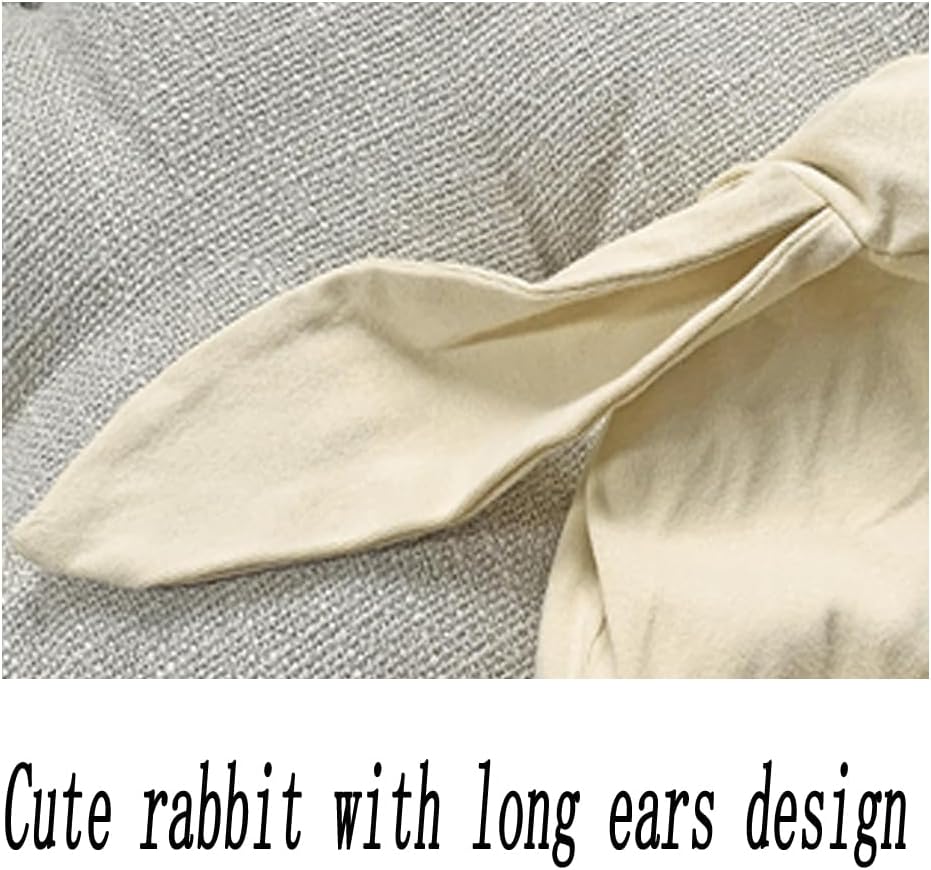 Winter Warm Knit Caps Rabbit Ears Bonnet Hat Beanie Cap for Toddlers Baby Girls and Boys - Image 5