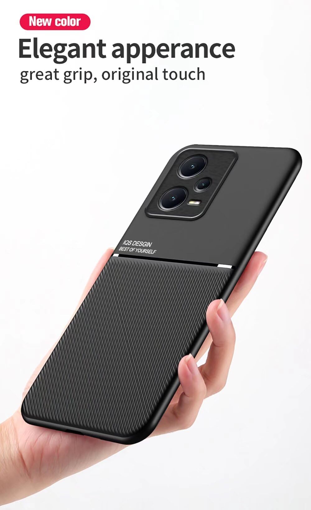 Coque UPLAI Pour Xiaomi Redmi Note 12 Pro 5G – Vert, Ultra Fine, Anti-choc, Galvanisée, Compatible Charge Sans Fil