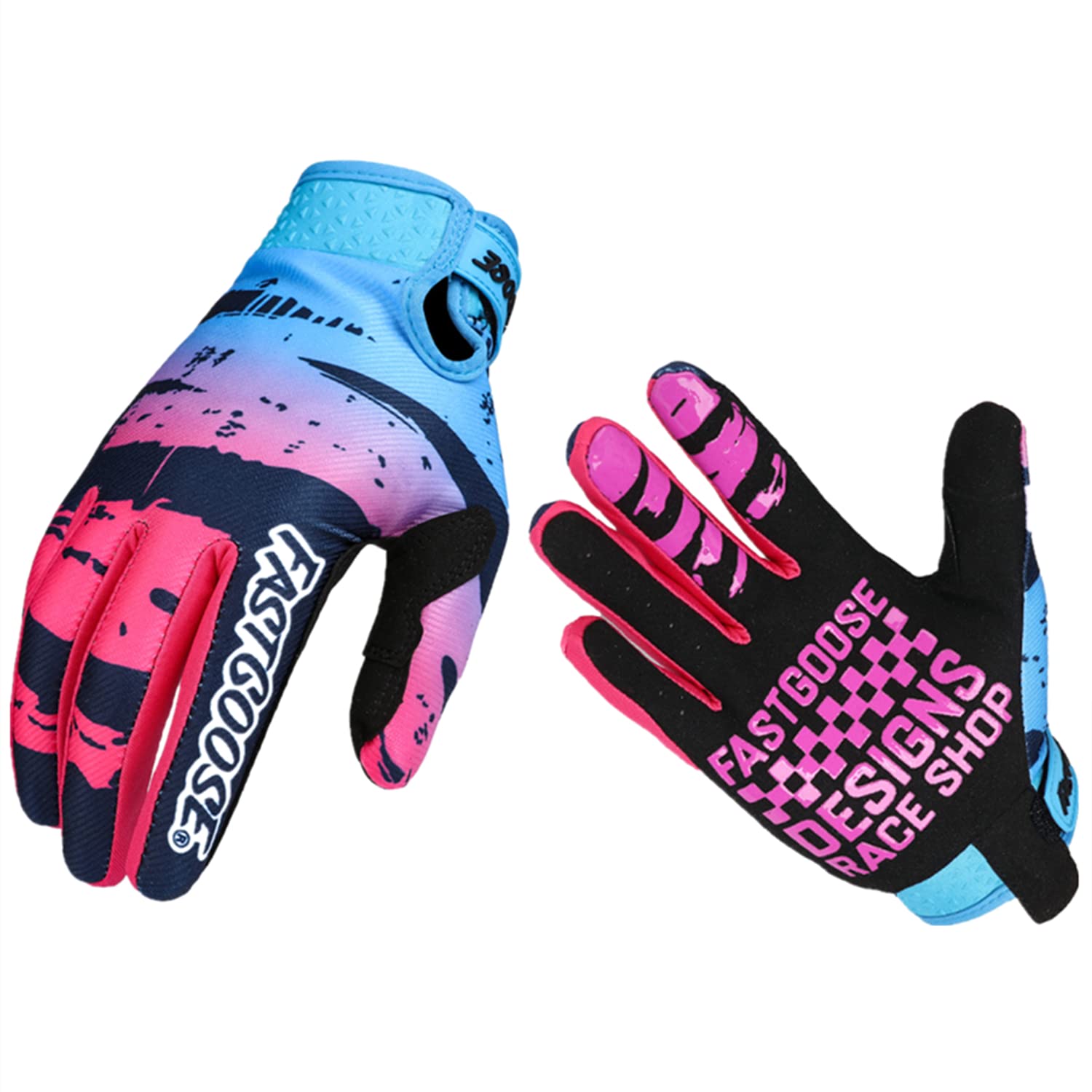 EXCEREY Cycling Gloves Bike Gloves with Gel Padding Anti Slip & Breathable Mesh for Men/Women All-Season Mountaineering