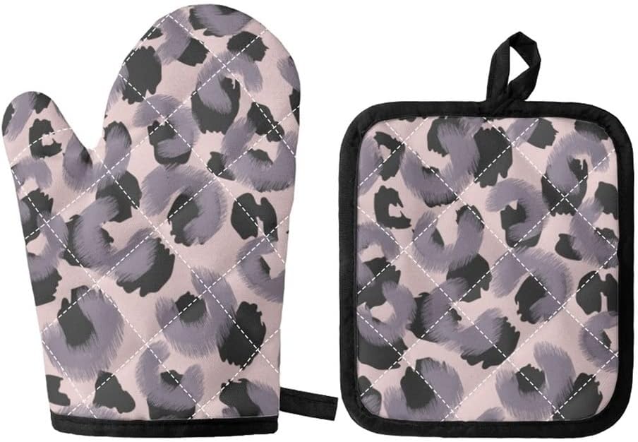 Anti-scalding Microwave Gloves Insulation Pad Mat Set Cooking Oven