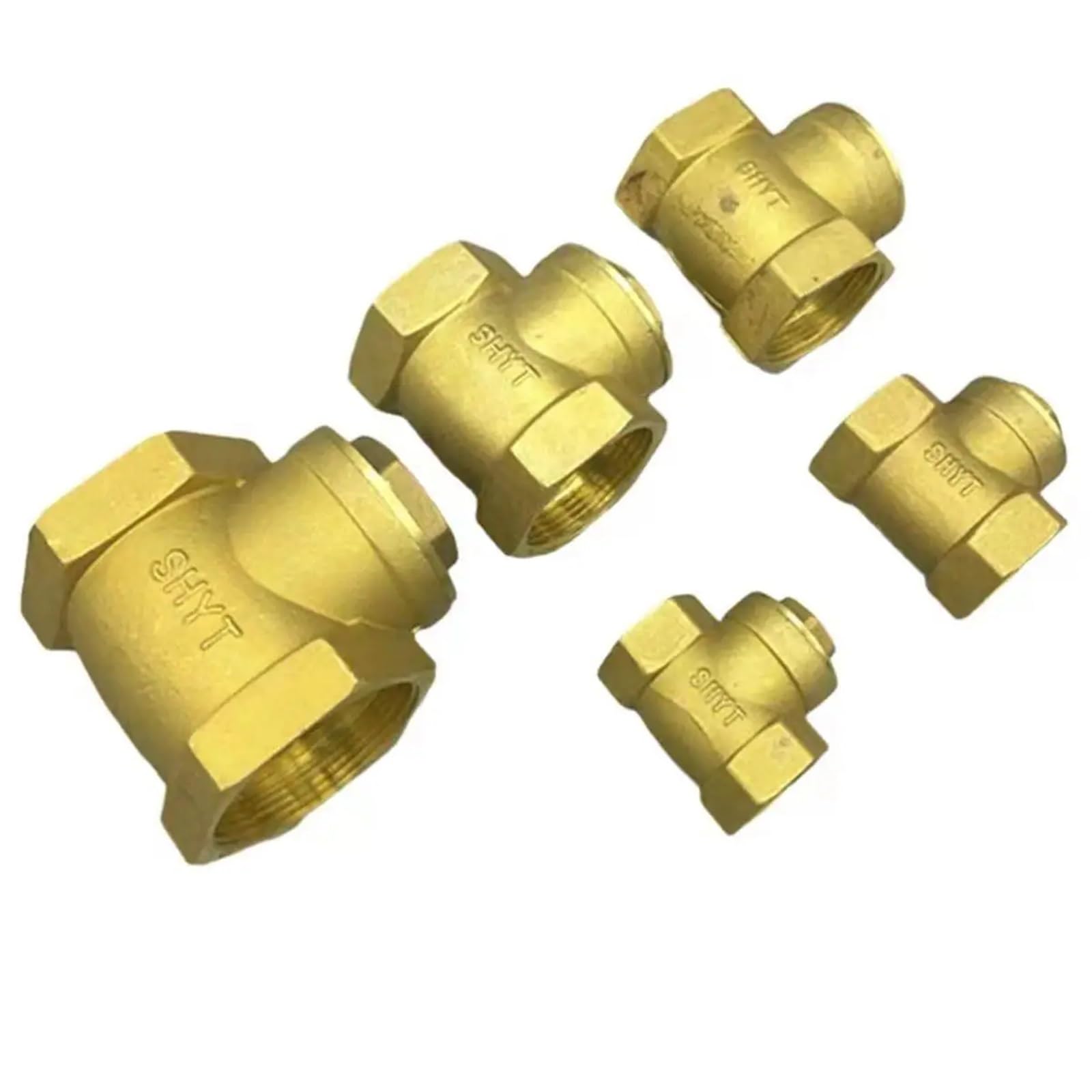 Clapet anti-retour à battant femelle en laiton 1/2", 3/4", 1", 1-1/4", 1-1/2", 2" BSP(2")