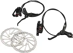 KIMISS Kit de Freio a Disco Hidráulico para Bicicletas de Rodas Pequenas, Mountain Bikes e Bicicletas de Estrada - Desempenho Superior Com Design Integrado