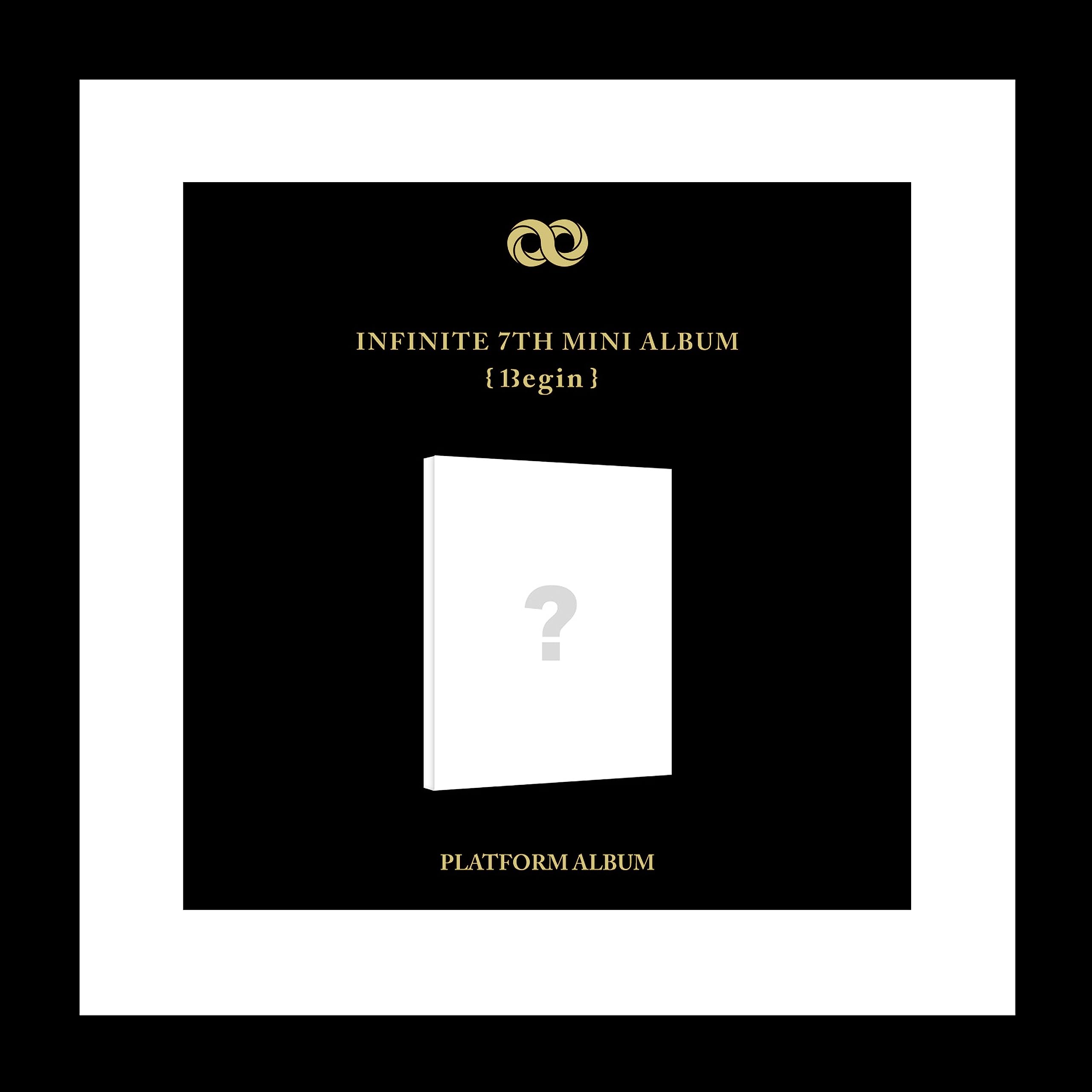 INFINITE 13egin 7th Mini Album Platform Version Case+1p QR Type Mini Card+1p Selfie PhotoCard+6p PostCard+Tracking Sealed