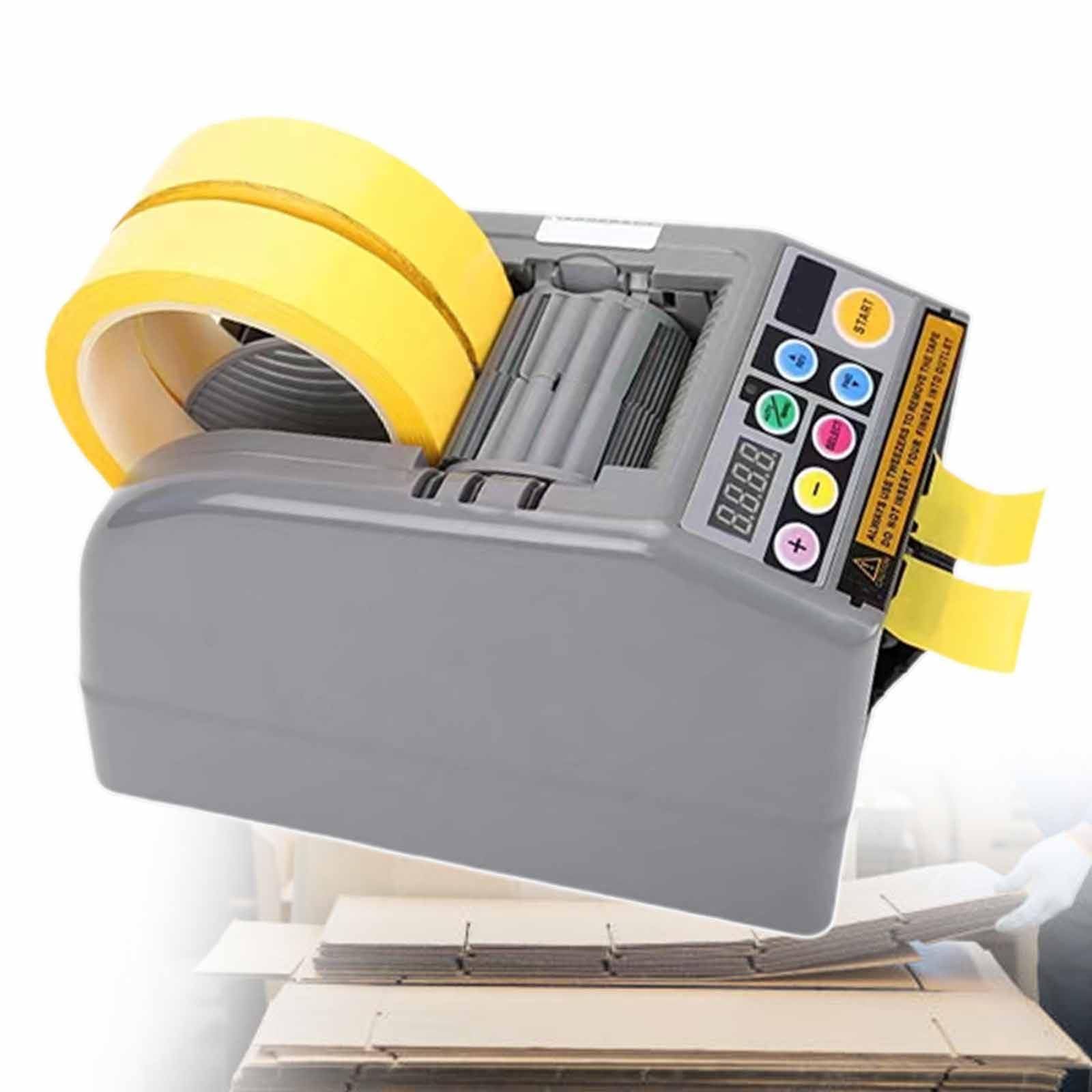 Dispenser automatico di nastro con display digitale a LED, modalità manuale e automatica, larghezza regolabile 6-60 mm per imballaggio, ufficio, abbigliamento e uso della catena di montaggio