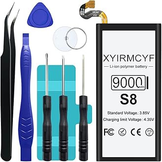 Galaxy S8 Battery (2024 New Upgrade), 9000mAh High Capacity Battery for Galaxy S8 SM-G950U EB-BG950ABA, EB-BG950ABE with Repair Kits