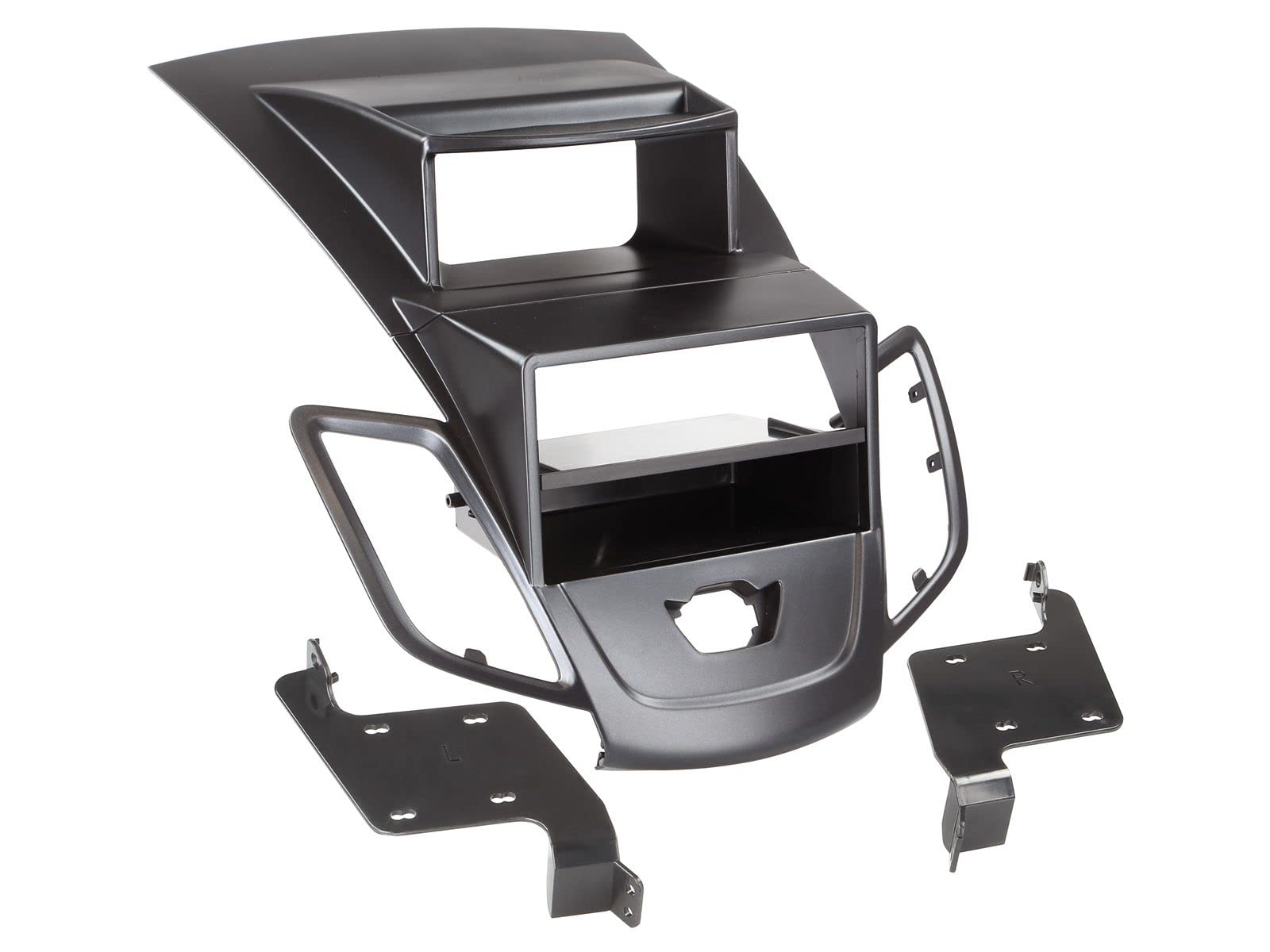 2-DIN RB mit Fach Ford Fiesta (mit Display) 2008 > schwarz