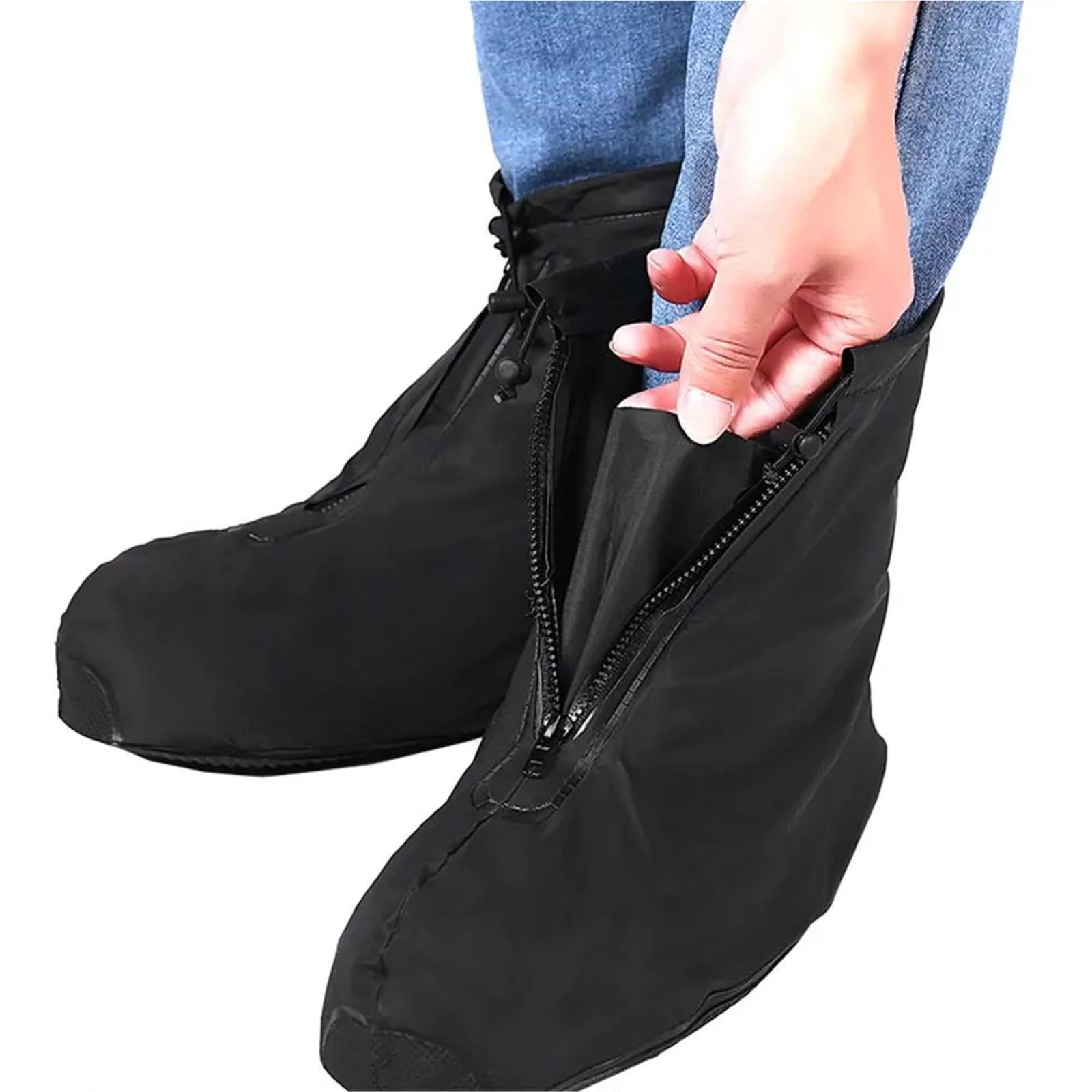 3 Pares De Cubiertas Zapatos For Acampar Al Aire Libre, For La Lluvia, Antideslizantes, Plegables, For Ciclismo,Protección Contra, For para Protección