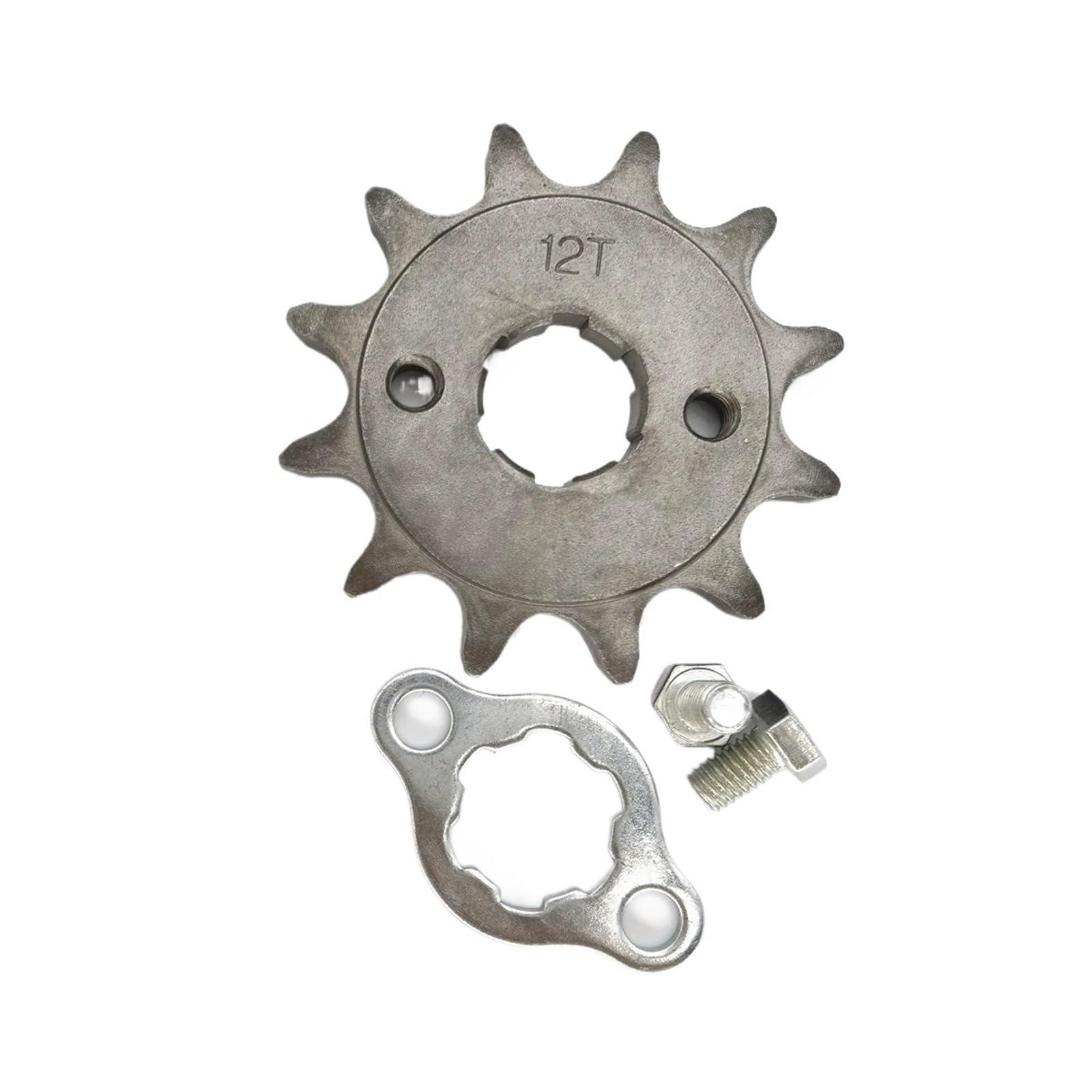 EJUOYO Chain Sprocket 520 10t 15T 16T 17T 18T 19T 20T Tooth 20mm ID Front Engine Sprocket For ATV Motorcycle(520 20mm 12T)