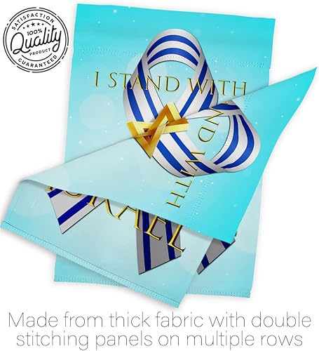 Miniatura 7 de Juego de asta de bandera de Israel para el hogar, letrero para patio, poste de tumba, soporte de cementerio, tapiz al aire libre, regalos para