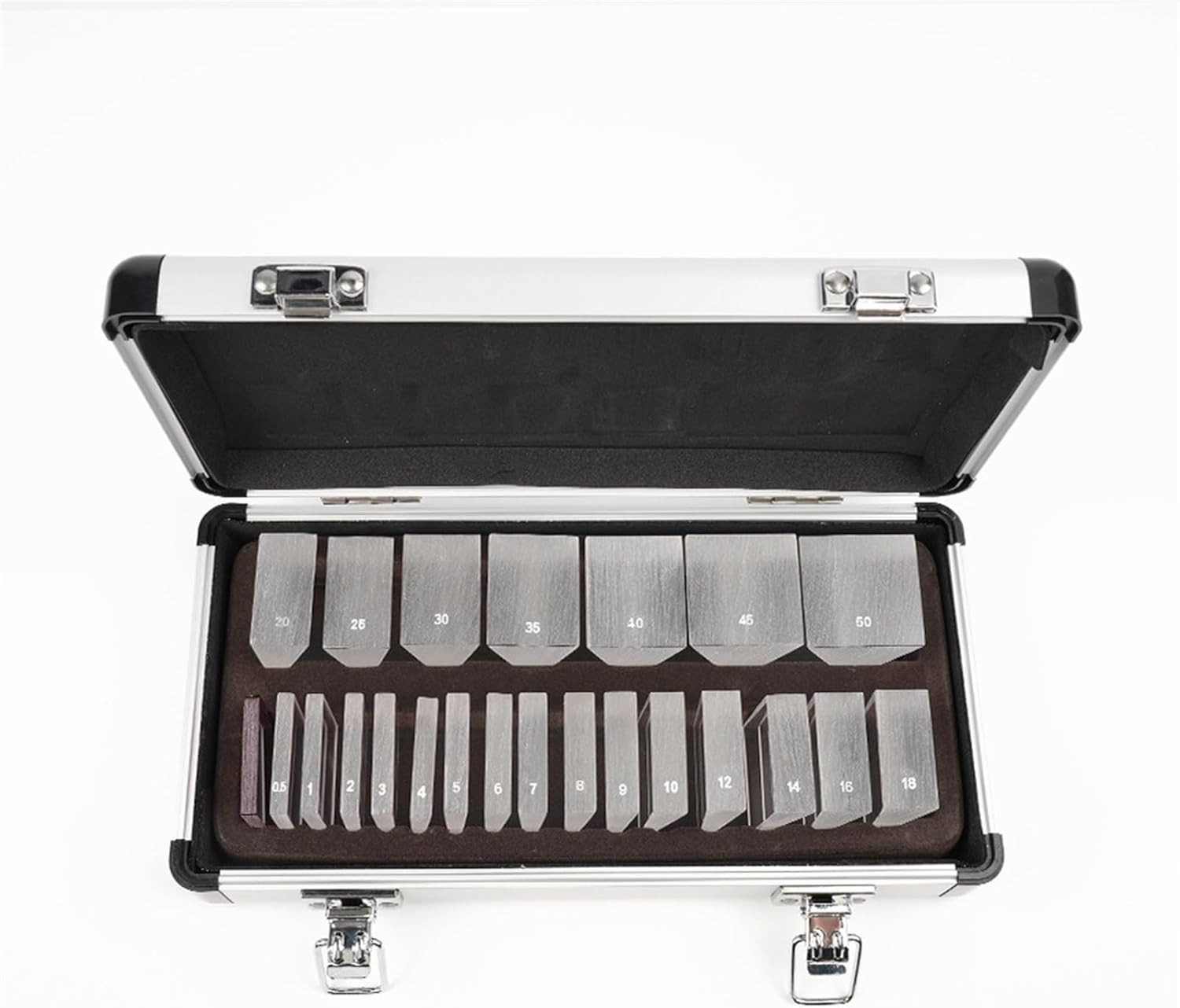 Optical Prism Bar Set,22 Piece Set & 1 Red Filter Lens Ophthalmic Eye Prism Set with Aluminium Case,Science Classroom Optics Kits for Ophthalmology Hospitals.