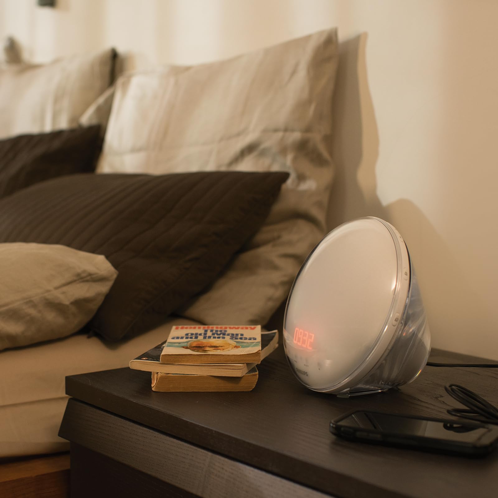 PHILIPS SmartSleep Wake-up Light – Lampada da comodino e sveglia con USB — immagine 11 di 16