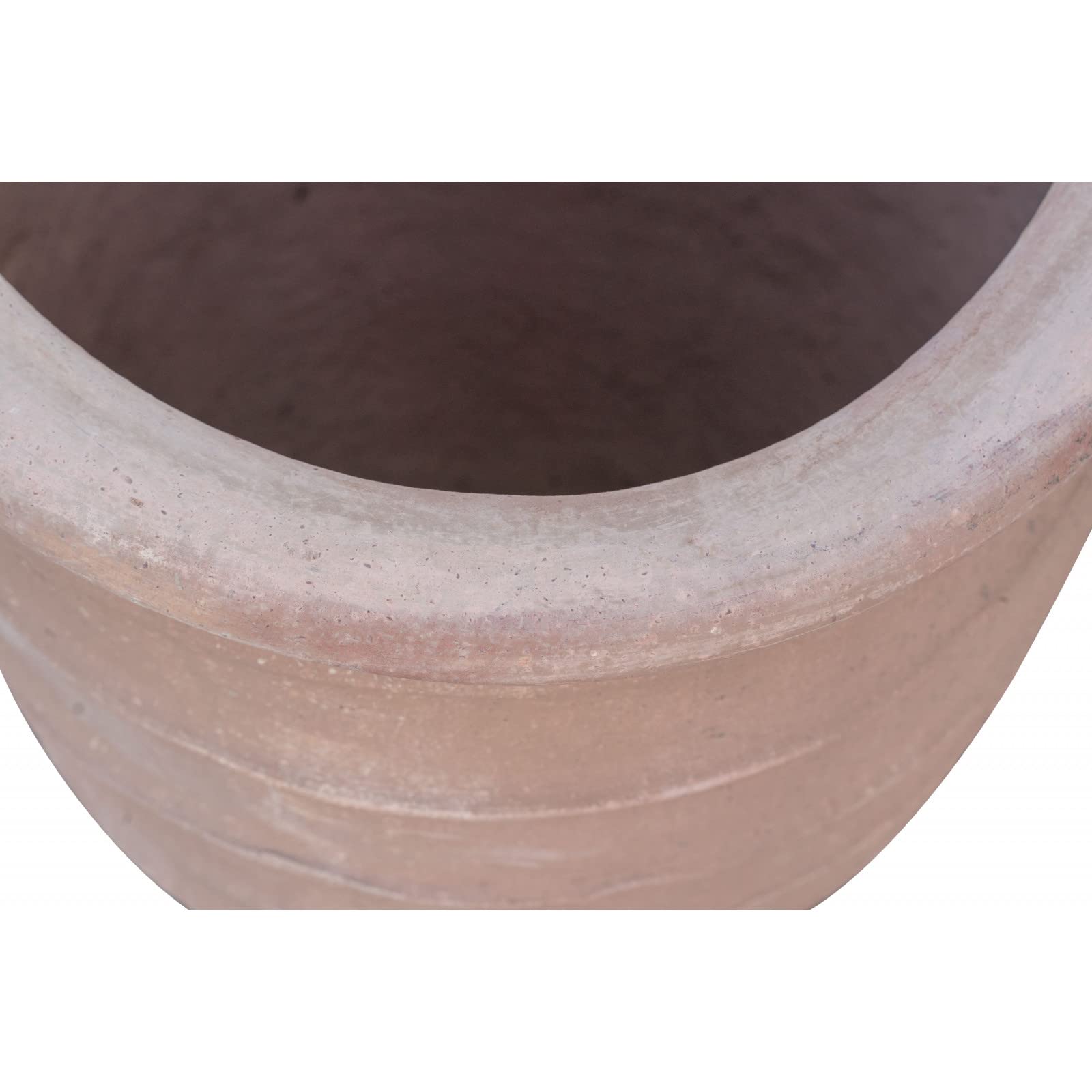 Biscottini Vasi terracotta grandi da esterno 55x77x55 cm | Vasi per piante grandi artigianali | Vaso terracotta grande del Sahara
