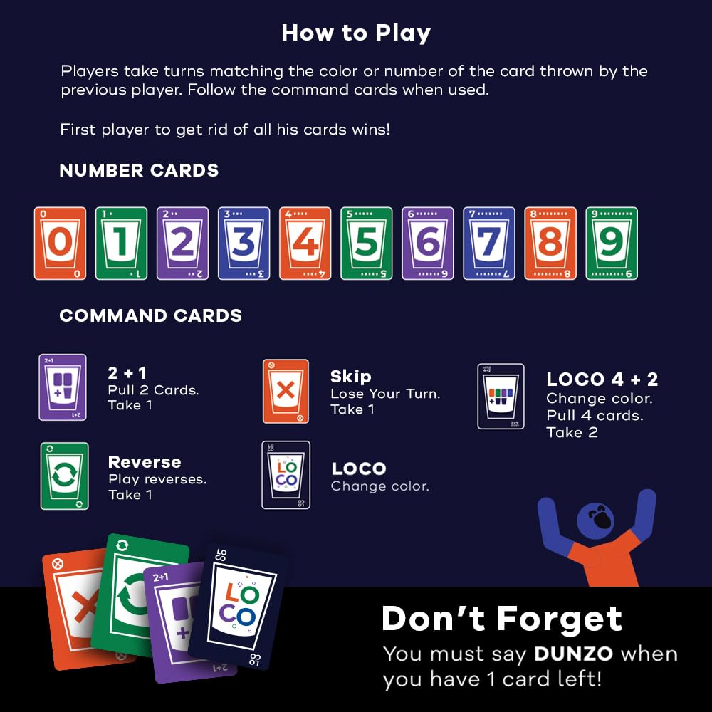 DUNZO Party Version Of Classic Card Game