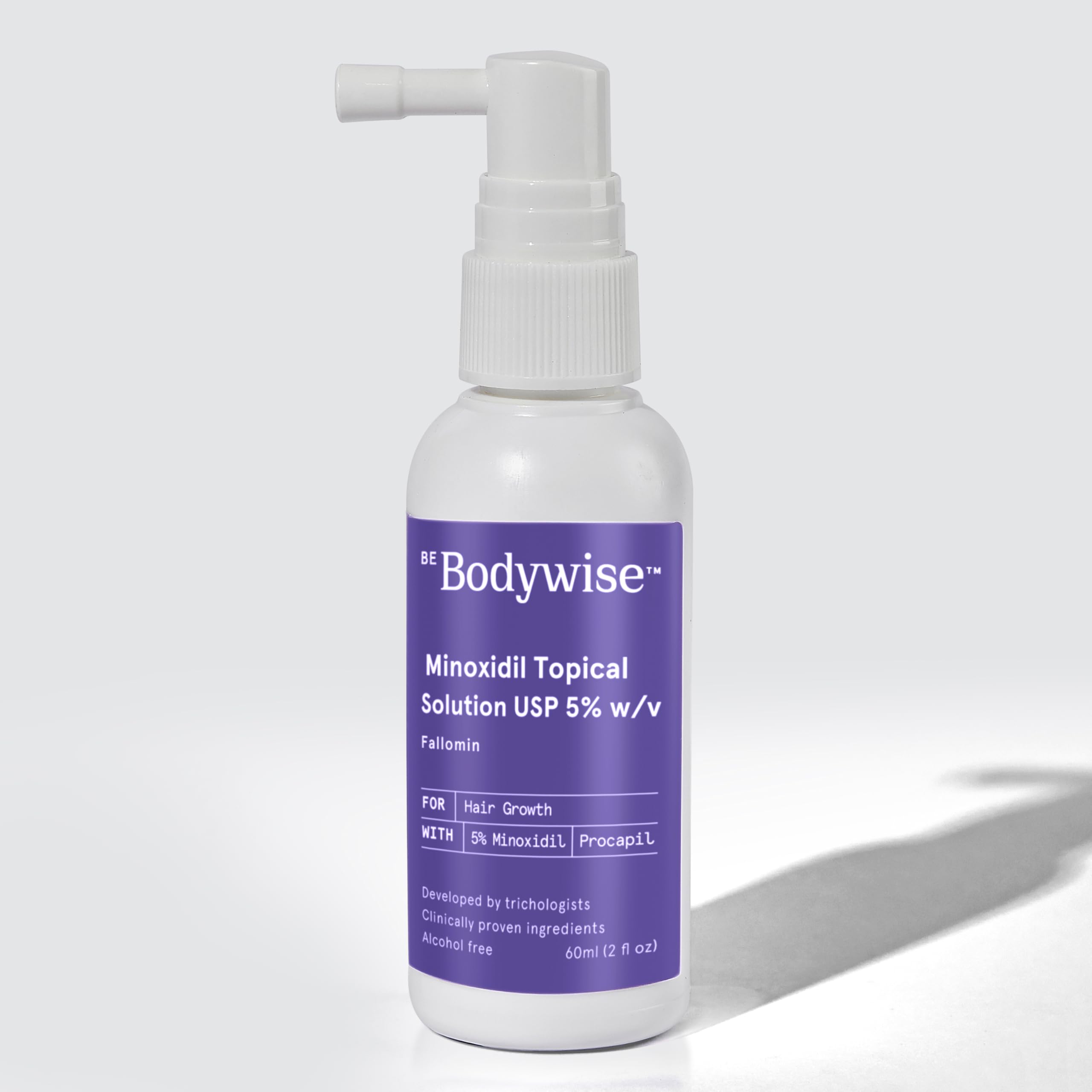 Be Bodywise Minoxidil 5% Solution Serum for Women with Procapil I Controls Hair Loss, Thinning I Revitalise Hair I Alcohol Free, Non-Sticky, Unscented I Extra Strength I 60 ml : Amazon.ae: Beauty