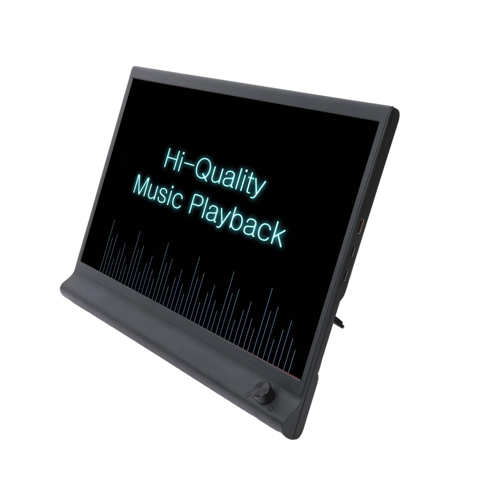Bodhi2000 Monitor portatile, 15,6", FHD 1080P IPS, monitor portatile per computer portatile, monitor esterno da gioco con supporto, per uso quotidiano, ufficio, computer, intrattenimento, espansione,