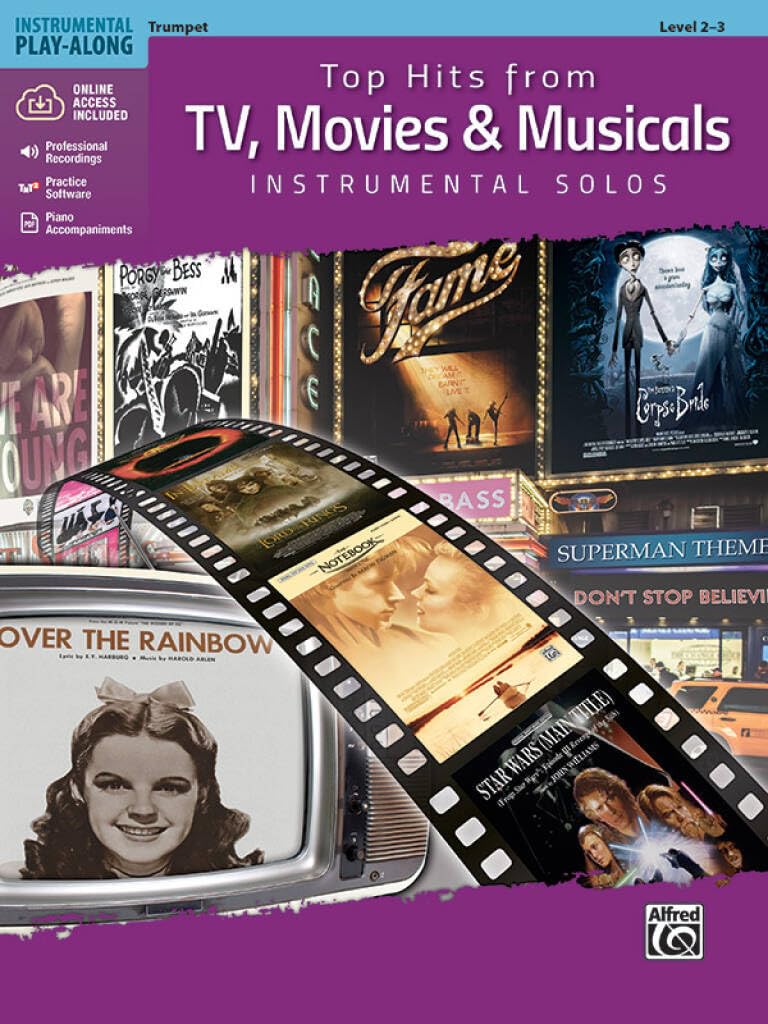 Top Hits from TV, Movies & Musicals Instrumental Solos: Trumpet (Book & CD) (Top Hits Instrumental Solos)