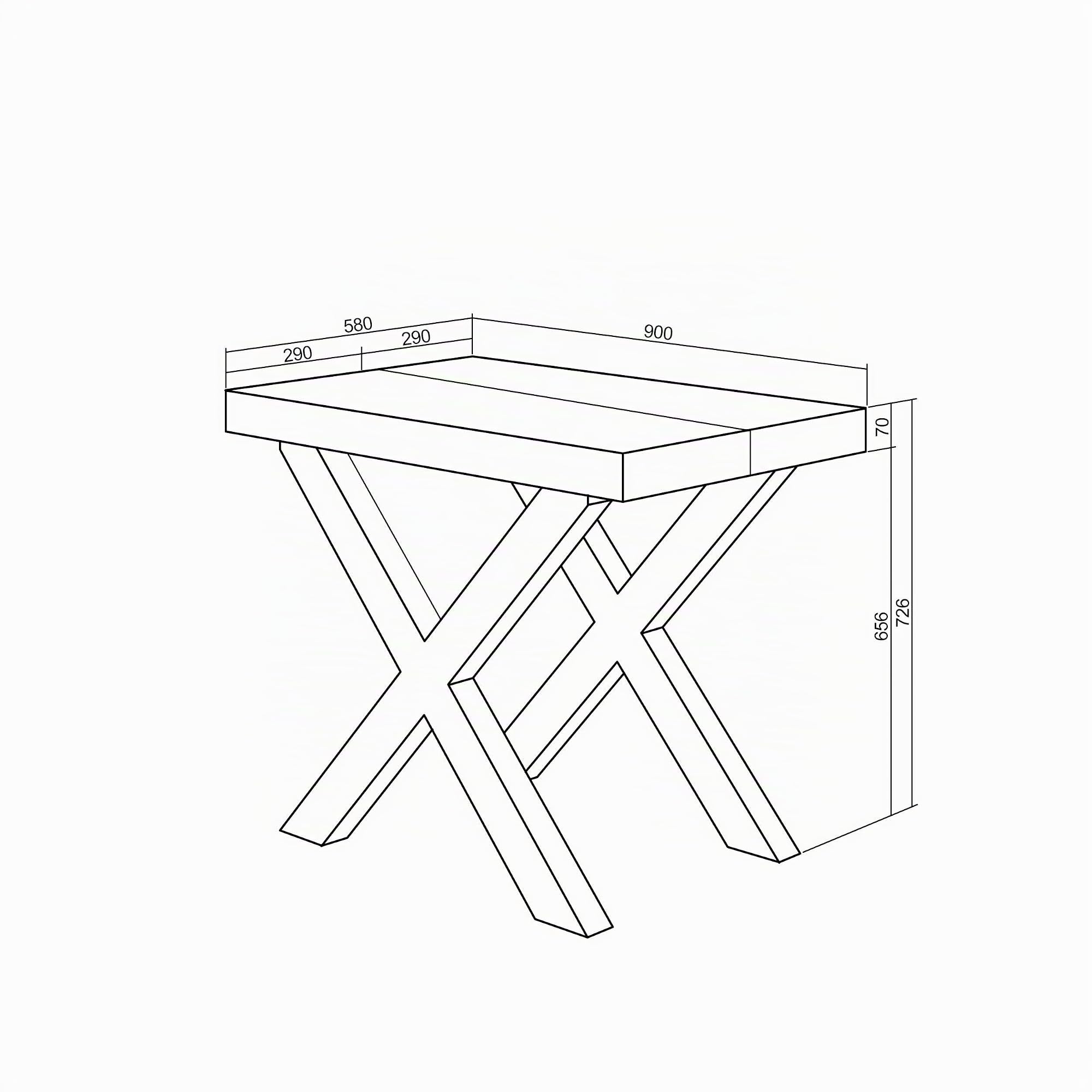 Skraut Home | Mesa Consola Extensible | Mesa Comedor Plegable | 180 | para 8 comensales | Patas Madera Maciza | Estilo Moderno | Roble
