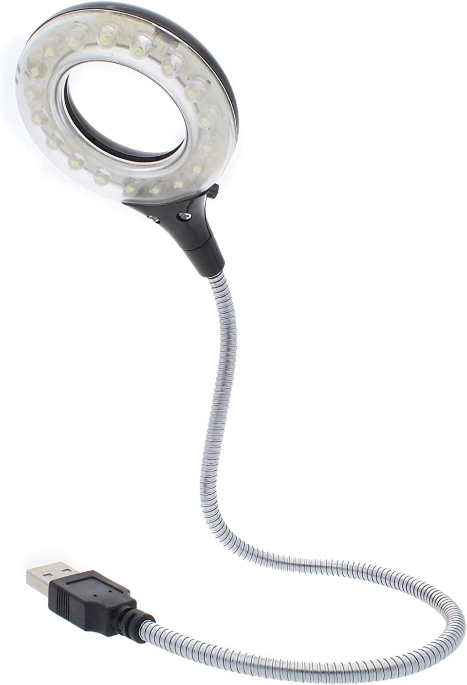 The Beadsmith Bright FX USB LED Light, 18 LED Lights for Max Brightness, Flexible Metal Wire for Multiple Positions, Easy On/Off Switch, Plugs into Any USB Port