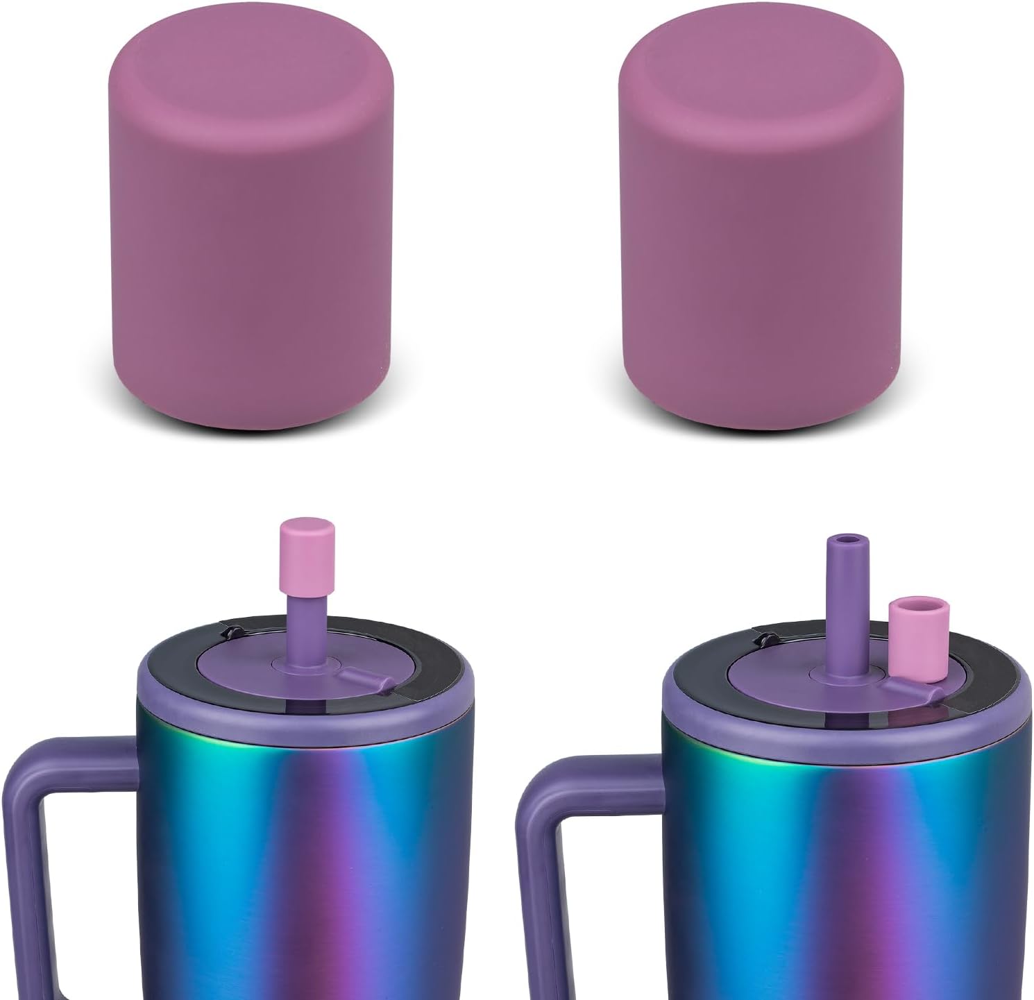 VANEST 2 Pack Magnetic Straw Caps Compatible with BrüMate All Era and Resa Tumblers